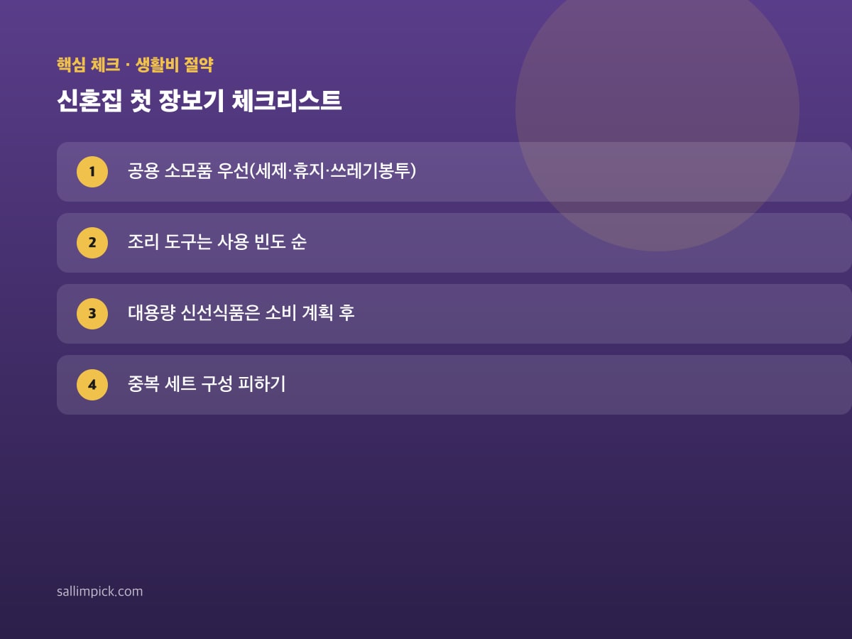 신혼집 첫 장보기 체크리스트 — 본문 가이드 이미지